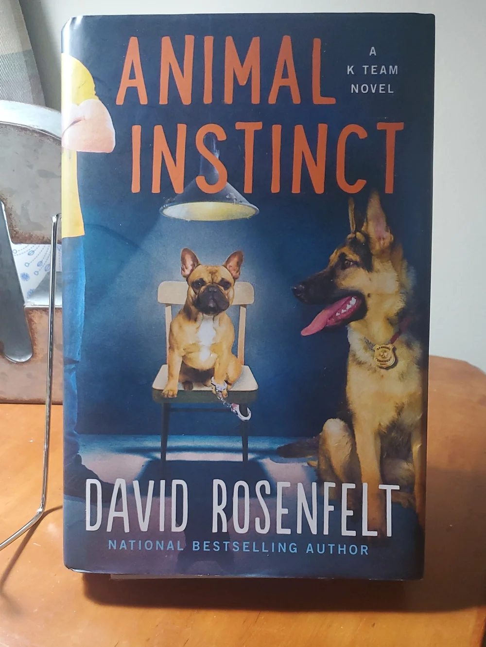 Animal Instinct Hardcover Book by David Rosenfelt - Blue Cover